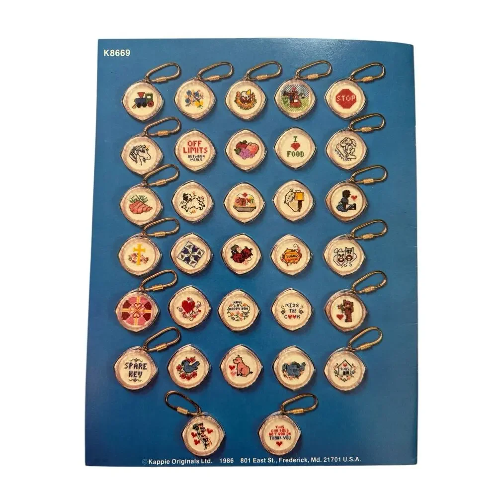 Vintage Something For You 50 Projects for Minis Magnets Keychains Cross Stitch